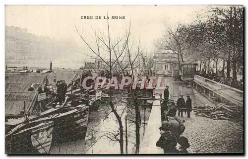 Cartes postales Crue De La Seine Paris Inondations 1910