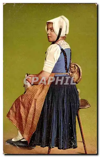 Cartes postales Kanton Zurich Kaonaueramt sog Burefeufi Folklore Costume