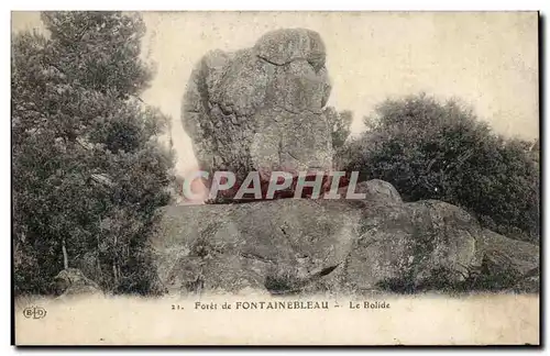 Cartes postales Foret de Fontainebleau Le Bolide