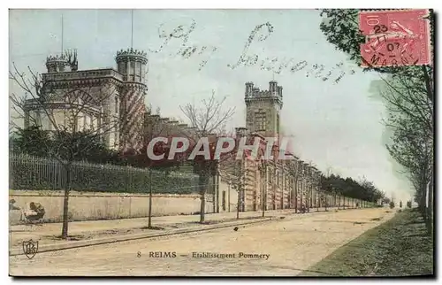 Cartes postales Reims Etablissement Pommery