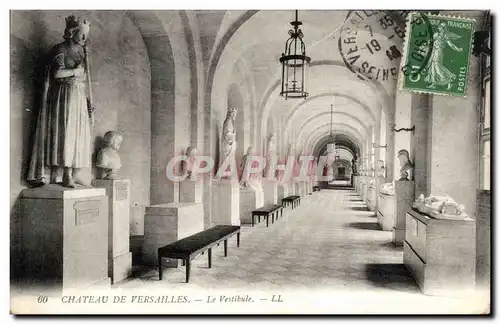 Cartes postales Chateau de Versaillles Le Vestibule