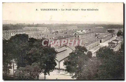 Cartes postales Vincennes Le Fort Neuf Vue Generale Miltiaria