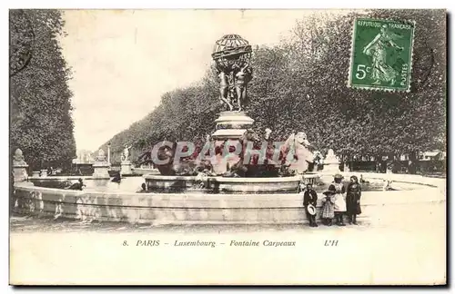 Ansichtskarte AK Paris Luxenbourg Fontaine Carpeaux