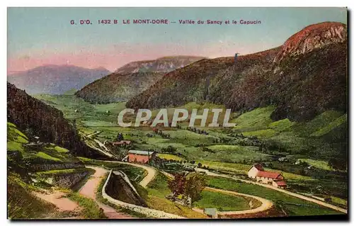 Cartes postales Le Mont Dore Valiee du Sancy et le Capucin