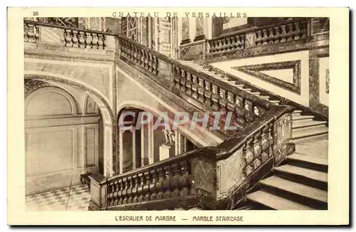 Ansichtskarte AK Chateau de Versailles L escalier de Marbre Marble Staircase