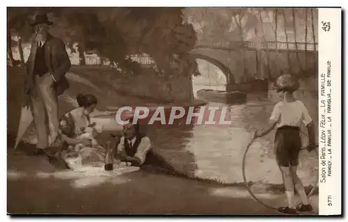 Cartes postales Salon de Paris Leon Felix La Famille