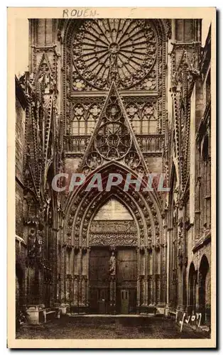 Ansichtskarte AK Rouen Cathedrale Cour des libraires Library Yvon