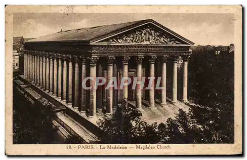 Cartes postales Paris La Madeleine