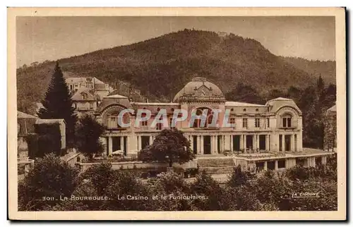 Cartes postales La Bourboule Le Casino et le Foniculaire