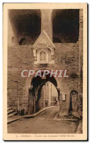 Cartes postales Dinan Porte du Jersual (Cote Nord)