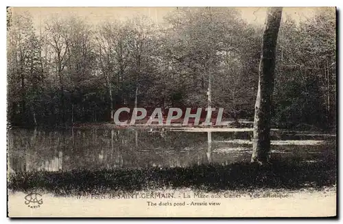 Cartes postales Foret de Saint Germain La Mare aux Canes Vue artistique The ducks pond Artistic view