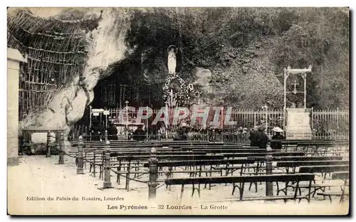 Cartes postales Les Pyrenees Lourdes La Grotte