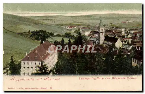 Cartes postales Rappoltsweiler mit Pensionat St Marie avec Ribeauville