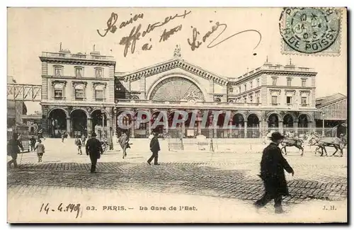 Cartes postales Paris La Gare de I est