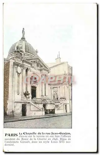 Cartes postales Paris La Chapelle de la rue jean Goujon