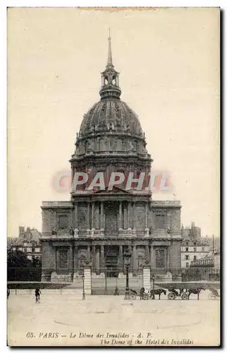 Cartes postales Paris Le Dome des Invalides The Dome of the Hotel des