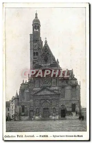 Ansichtskarte AK Collection Petit Journal paris Eglise Saint Etienne du Mont