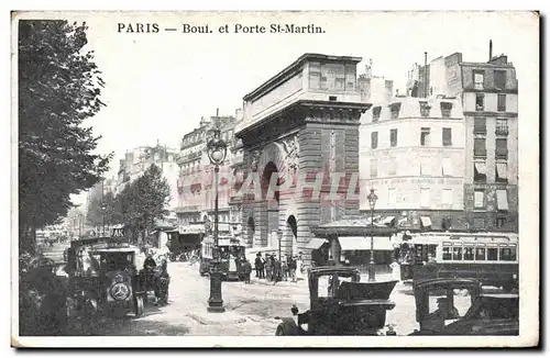 Ansichtskarte AK Paris Boul et Porte St Martin