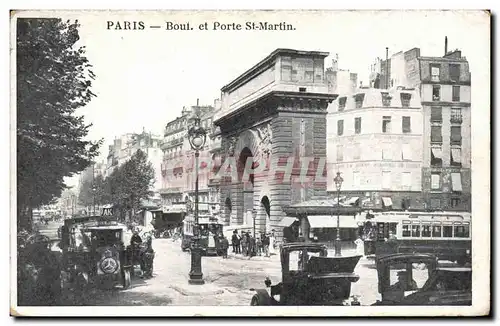 Cartes postales Paris Boul et Porte St Martin