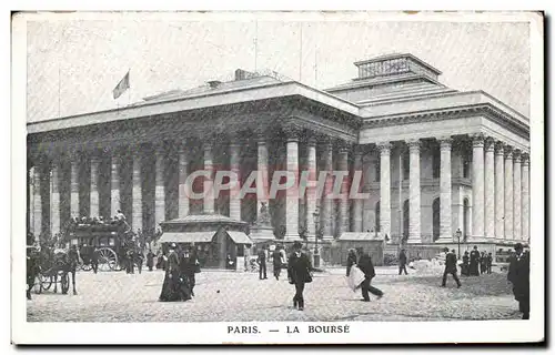 Cartes postales Paris La Bourse