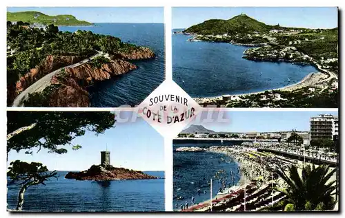 Cartes postales Souvenir De La Cote D Azur L Esterel et les Roches Rouges Agay Le Dramont St Raphael