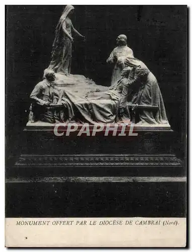 Cartes postales Monument Offert Par Le Diocese De Cambrai (Nord)