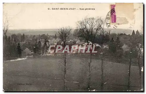 Cartes postales Saint Benin D Azy Vue generale