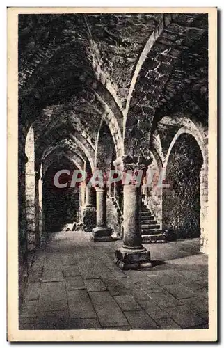 Cartes postales Abbaye Du Mont St Michel Salle de I Aquilon