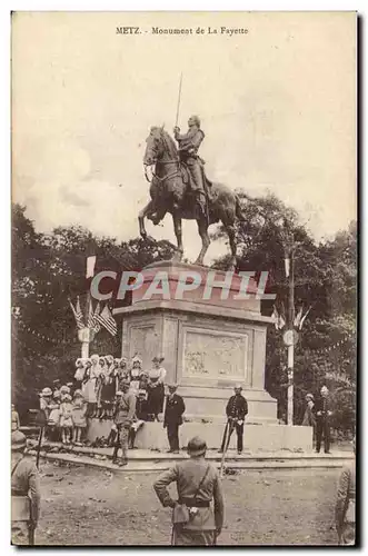 Ansichtskarte AK Metz Monument de la Fayette