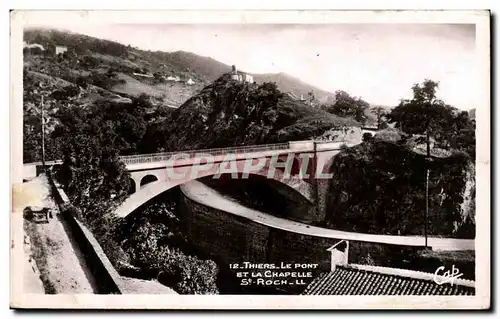 Cartes postales Thiers Le Pont Et La chapelle St roch