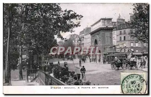 Cartes postales Paris Boulev Porte St Martin