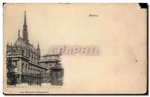 Cartes postales Paris La Sainte Chapelle