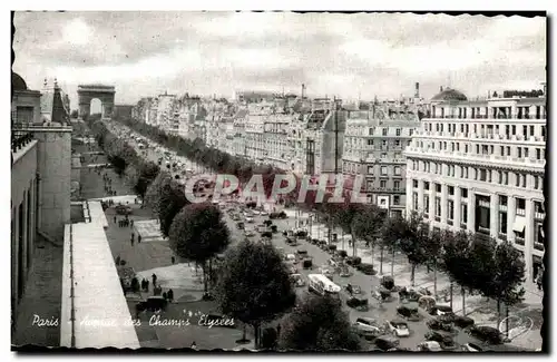 Cartes postales Paris Avenue des Champs Elysees