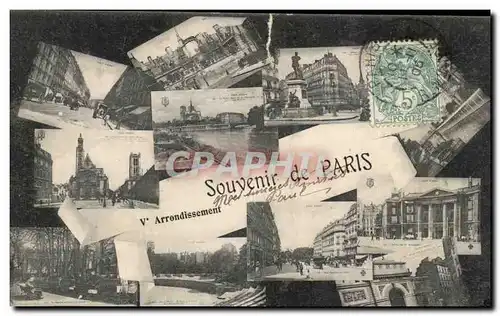 Cartes postales Souvenir De Paris Veme Arrondissement