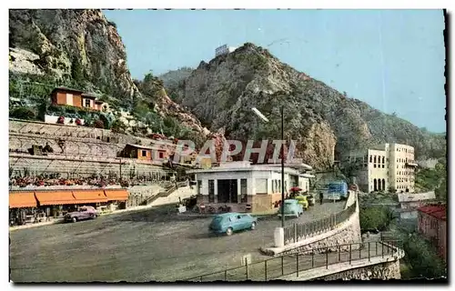 Ansichtskarte AK Menton La Frontiere Franco italienne et le chateau Grimaldi