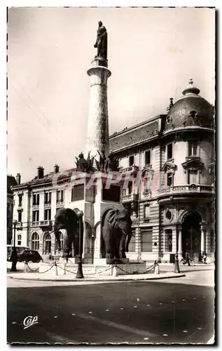 Ansichtskarte AK Chambery La Fontaine des Elephants Sappey