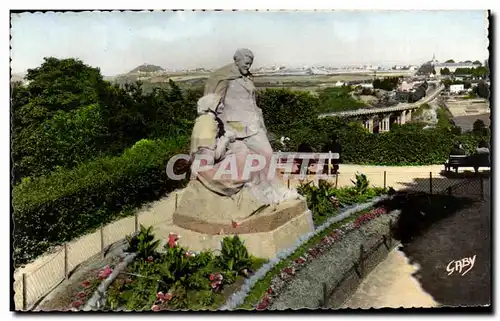 Ansichtskarte AK Saint Brieuc Monument Anatole Le Braz Beaufils