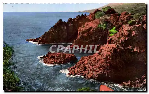 Cartes postales Cote d azur Falaises de l Esterel