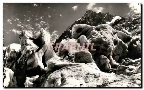 Ansichtskarte AK Au Pays Du Mont Blanc Les Grands Seracs da Glacier des Bossons au pied de l aiguille du Midi