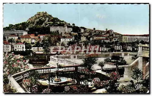 Cartes postales Hyeres Les Palmiers La Ville et le Chateau