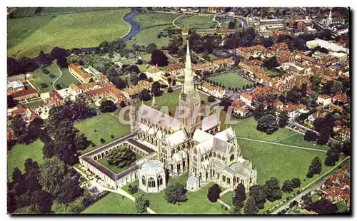 Cartes postales Salisbury Cathedral from the Air