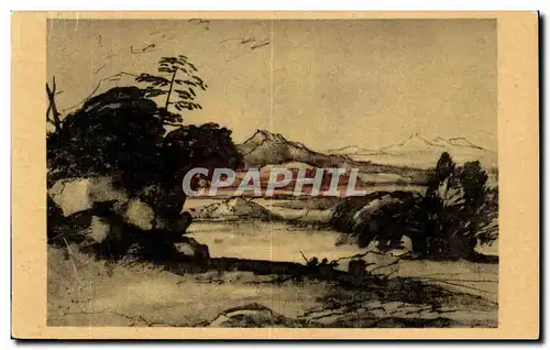 Ansichtskarte AK Claude Lorrain Paysage de la Campagne romain Claude Gelee