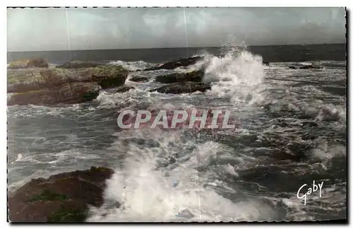 Cartes postales Les Sables D Olonne Effets de vague a la Grande Cote