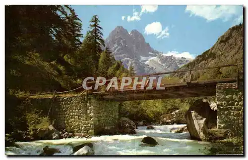 Cartes postales Les Alpes en couleurs naturelles Le torrent