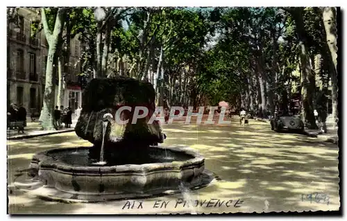Cartes postales La City Du Roy Rene Aix en Provence Fontaine Thermale sur le cours Mirabeau
