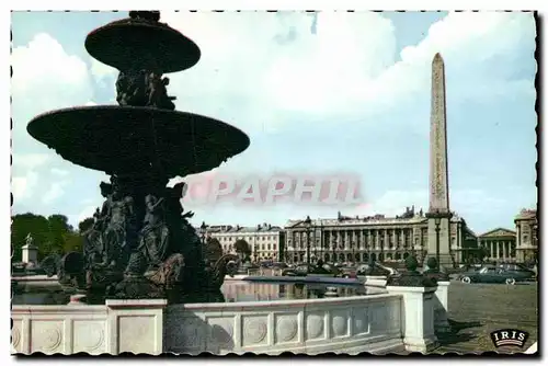 Cartes postales Paris Place de la Concorde