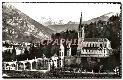 Cartes postales Lourdes La basilique