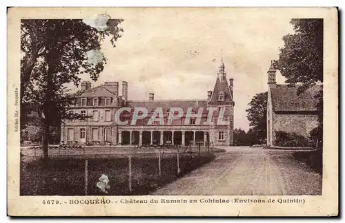 Cartes postales Bocqueho Chateau du Rumain en Cohiniac Environs de Quintin