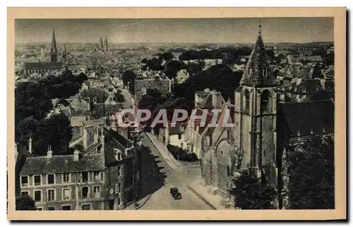 Cartes postales Caen Vue generale A panoramic View