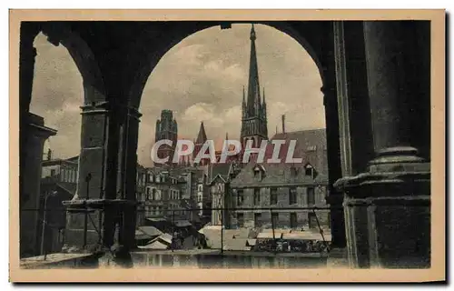 Cartes postales Rouen La Cathedrale Vue de la Haute Vieille Tour The Cathedral seen from the old High Tower